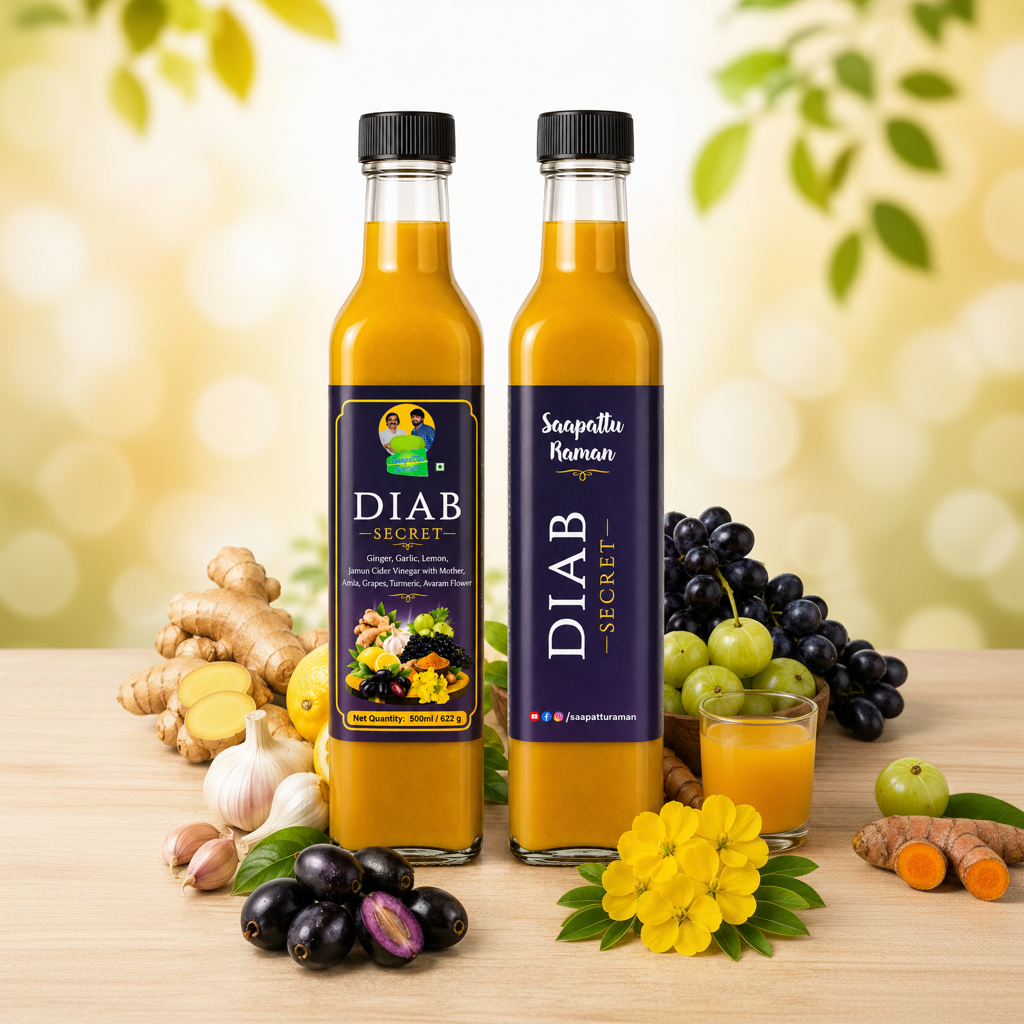 Diab Secret (Combo Offer)-622Grams/500ML * 2 Bottles