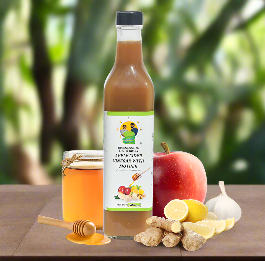 Digestive Secret 622G -Ginger, Garlic, Lemon, Honey, Apple Cider Vinegar With Mother (Raw, Unfiltered & Unpasteurized)