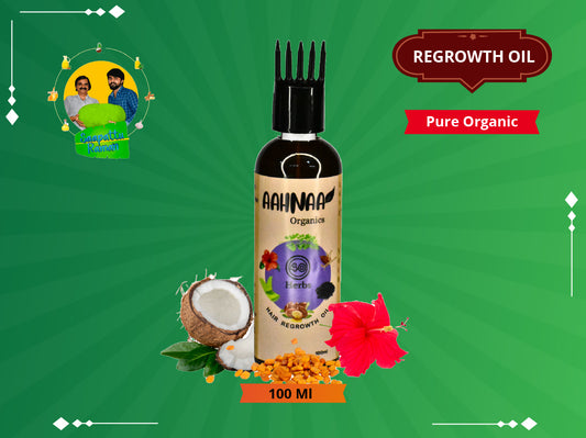 Saapattu Raman’s Herbal Hair Regrowth Oil with 40+ Herbs