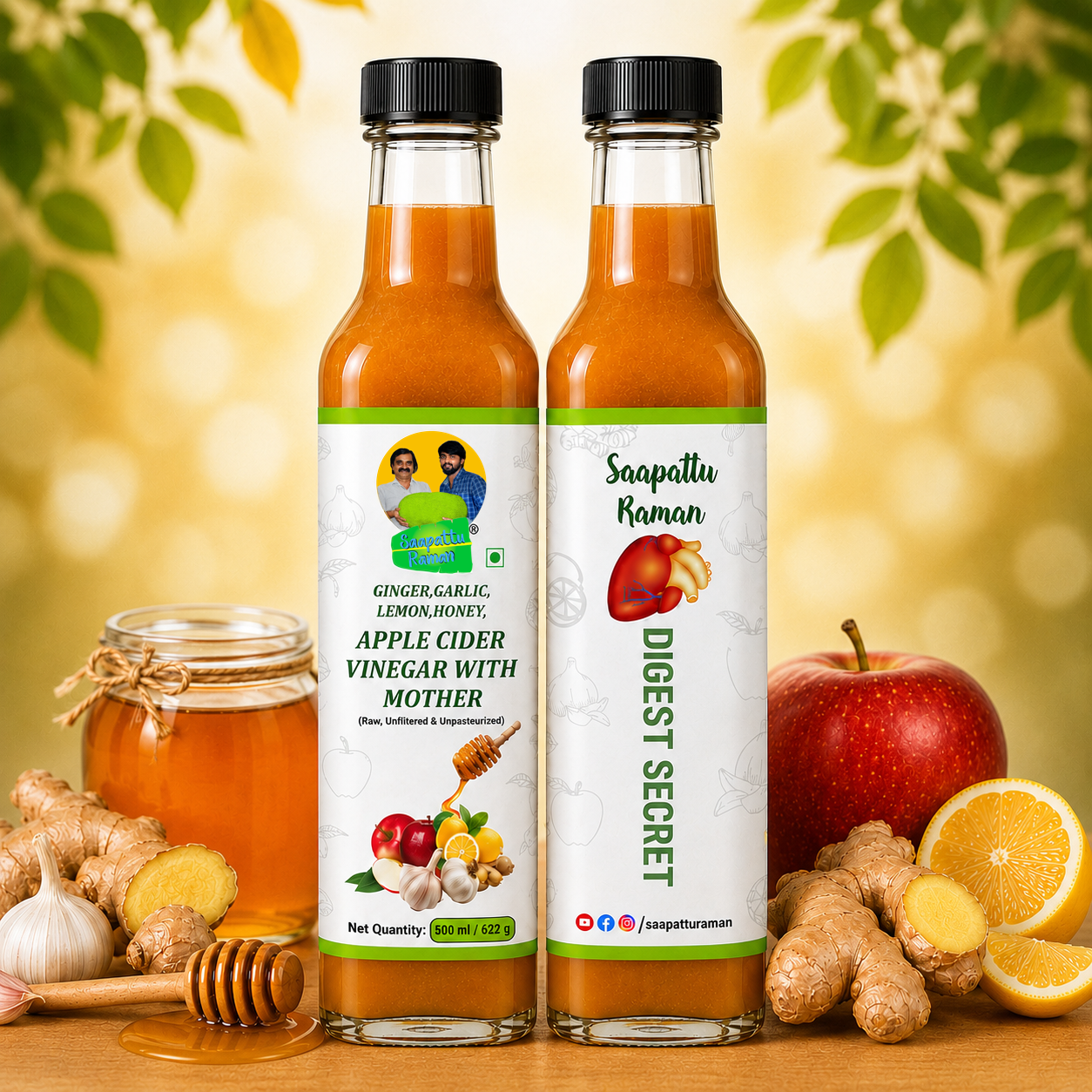 Digest Secret (Combo Offer)-622Grams/500ML * 2 Bottles
