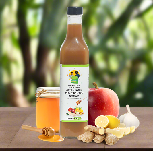 Digestive Secret 622G - Ginger, Garlic, Lemon, Honey - Apple Cider Vinegar With Mother (Raw, Unfiltered &amp; Unpasteurized)