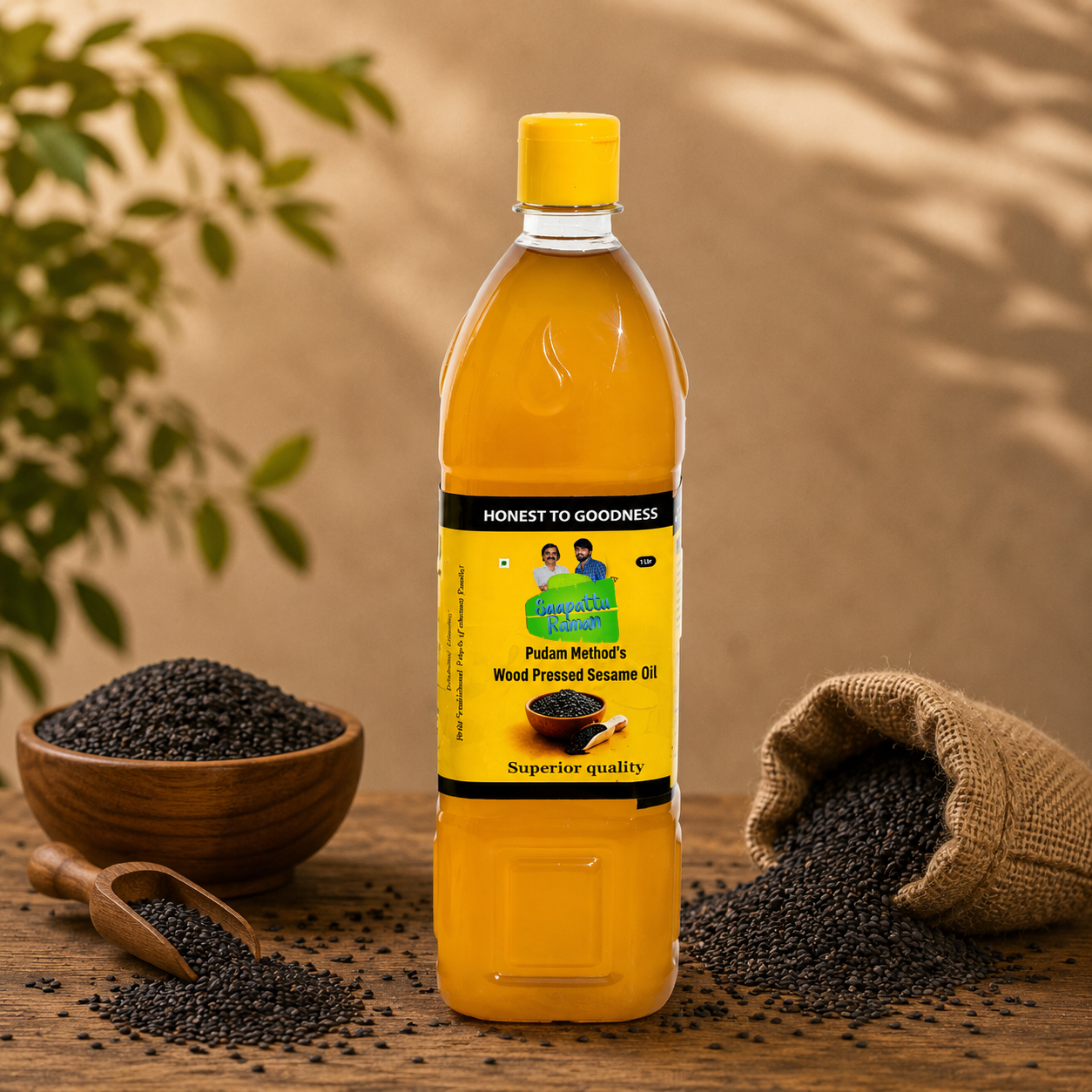 Wood Cold Pressed Sesame Oil
