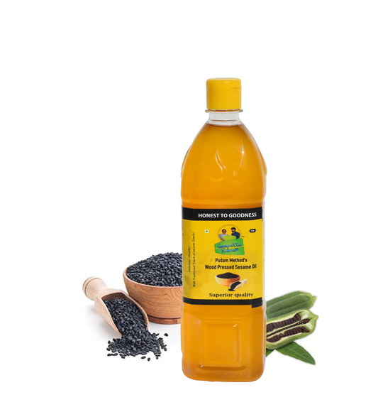 Cold Pressed Sesame Oil (Wood Pressed Gingelly Oil)